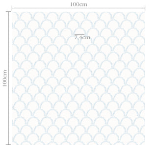 Papel de parede Hera arco azul mini