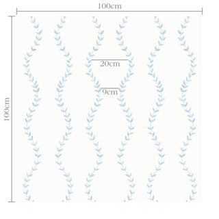 Papel de parede Hera listra azul