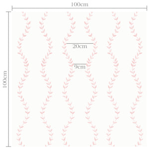 Papel de parede Hera listra rosa