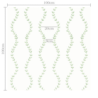 Papel de parede Hera listra verde