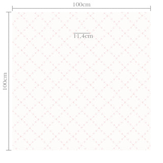 Papel de parede Hera losango rosa mini