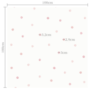 Papel de parede Hera poá rosa
