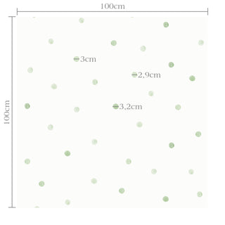 Papel de parede Hera poá verde