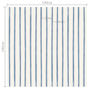 Papel de parede Palmeiras listra fina azul