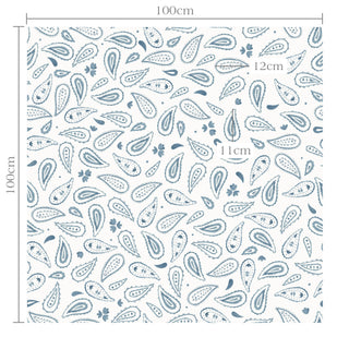 Papel de parede Cashmere azul 1