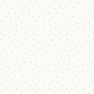 Papel de parede Arco-íris poá coração