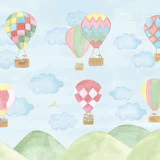 Papel de parede Balões painel 2