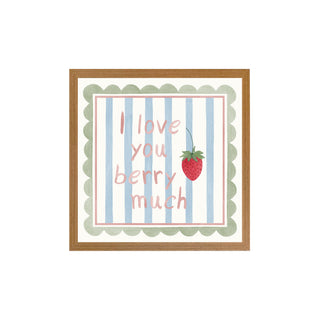 Quadro Berries I love you berry much 1