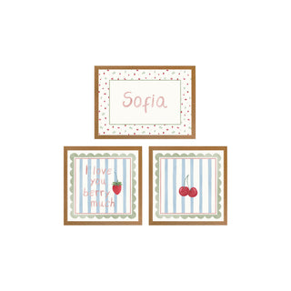 Kit quadros Berries 1
