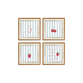 Kit quadros Berries 4