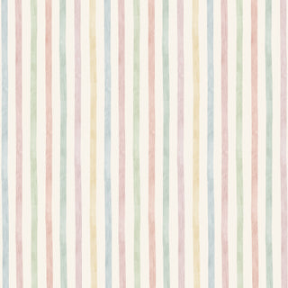 Papel de parede Bolas listra grossa colorida