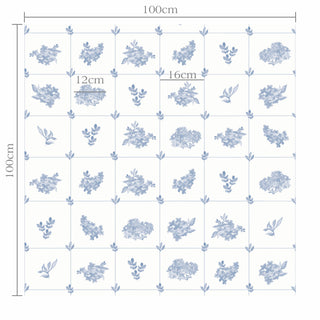 Papel de parede Campo azulejo