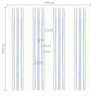 Papel de parede Campo listra tripla