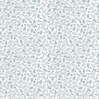 Tecido Cashmere azul 1