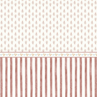 Papel de parede Cashmere colorido com listra