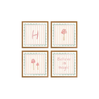 Kit quadros Cogumelos 3