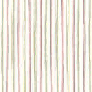 Papel de parede Collab Tom + Coisas da Lu listra com bolinhas colorido
