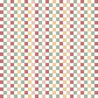 Papel de parede Collab Tom + Coisas da Lu quadriculado colorido