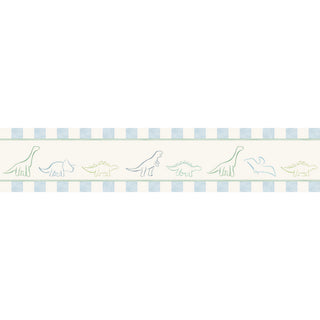 Papel de parede Dinos barrado