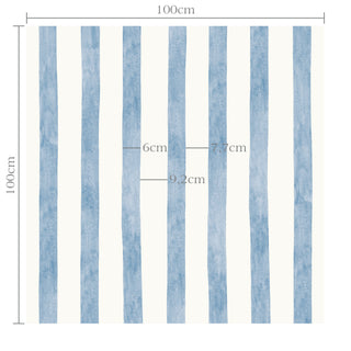 Papel de parede Espaço listra grossa azul