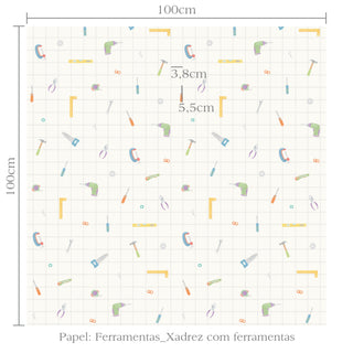 Papel de parede Ferramentas xadrez com ferramentas