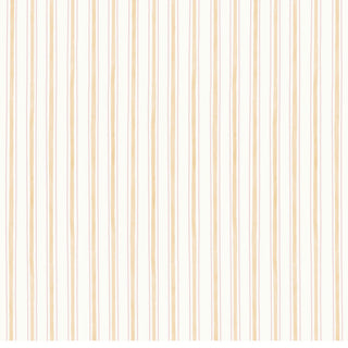 Papel de parede Flores III listra com bolinhas amarelo e rosa