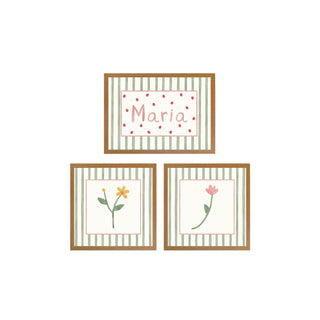Kit quadros Flores 2