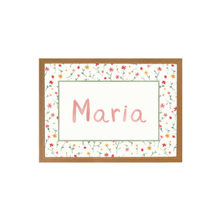 Quadro Flores nome 1
