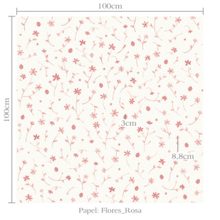 Papel de parede Flores rosa