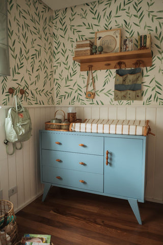 Papel de parede Folhas verde