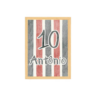 Quadro Futebol nome 4