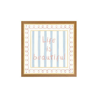Quadro Jardim life is beautiful