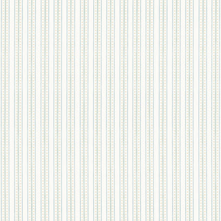 Papel de parede listra dupla com bolinhas verde, mostarda e azul