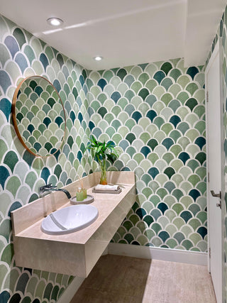 Papel de parede Marrocos verde