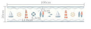 Papel de parede Navy barrado