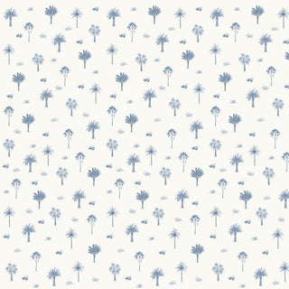 Papel de parede Palmeiras azul
