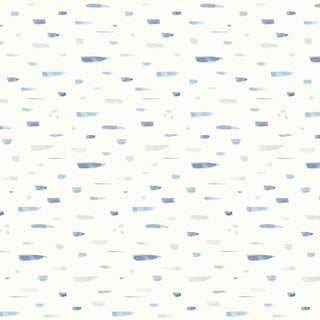 Papel de parede Pinceladas azul e cinza