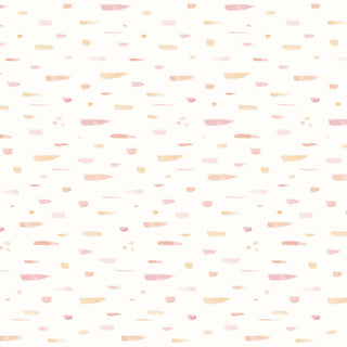 Papel de parede Pinceladas rosa e amarelo