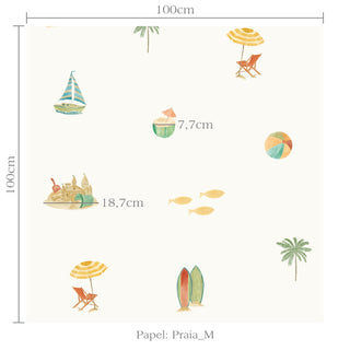 Papel de parede Praia M