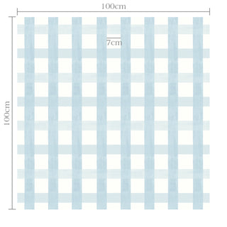 Papel de parede Primavera xadrez 2 pequeno azul