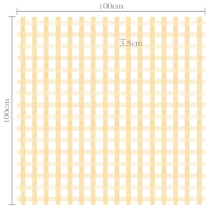 Papel de parede Primavera xadrez 2 mini amarelo