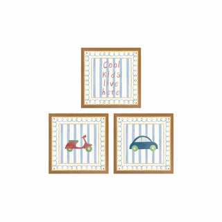 Kit quadros Veículos 4