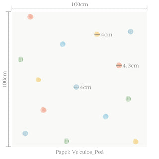 Papel de parede Veículos poá